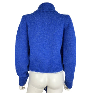 Astr The Label Fuzzy Blue Natasha Sweater Size L