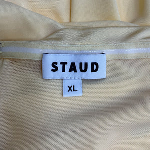 Staud Strapless Yellow Mariana Maxi Dress Size XL NWT