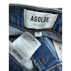 Agolde Classic Blue Riley Denim Jeans Size 23