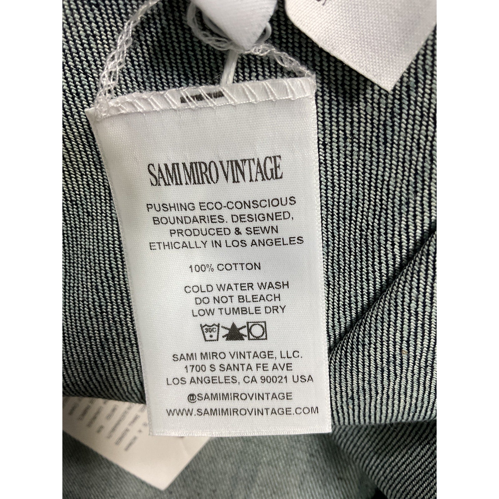 Sami Miro Vintage 'Maximillian' Blue Dress Size L - NWT