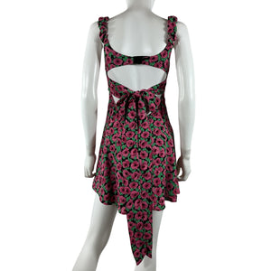 For Love & Lemons 'Giulia' Pink Viscose Mini Dress Size S