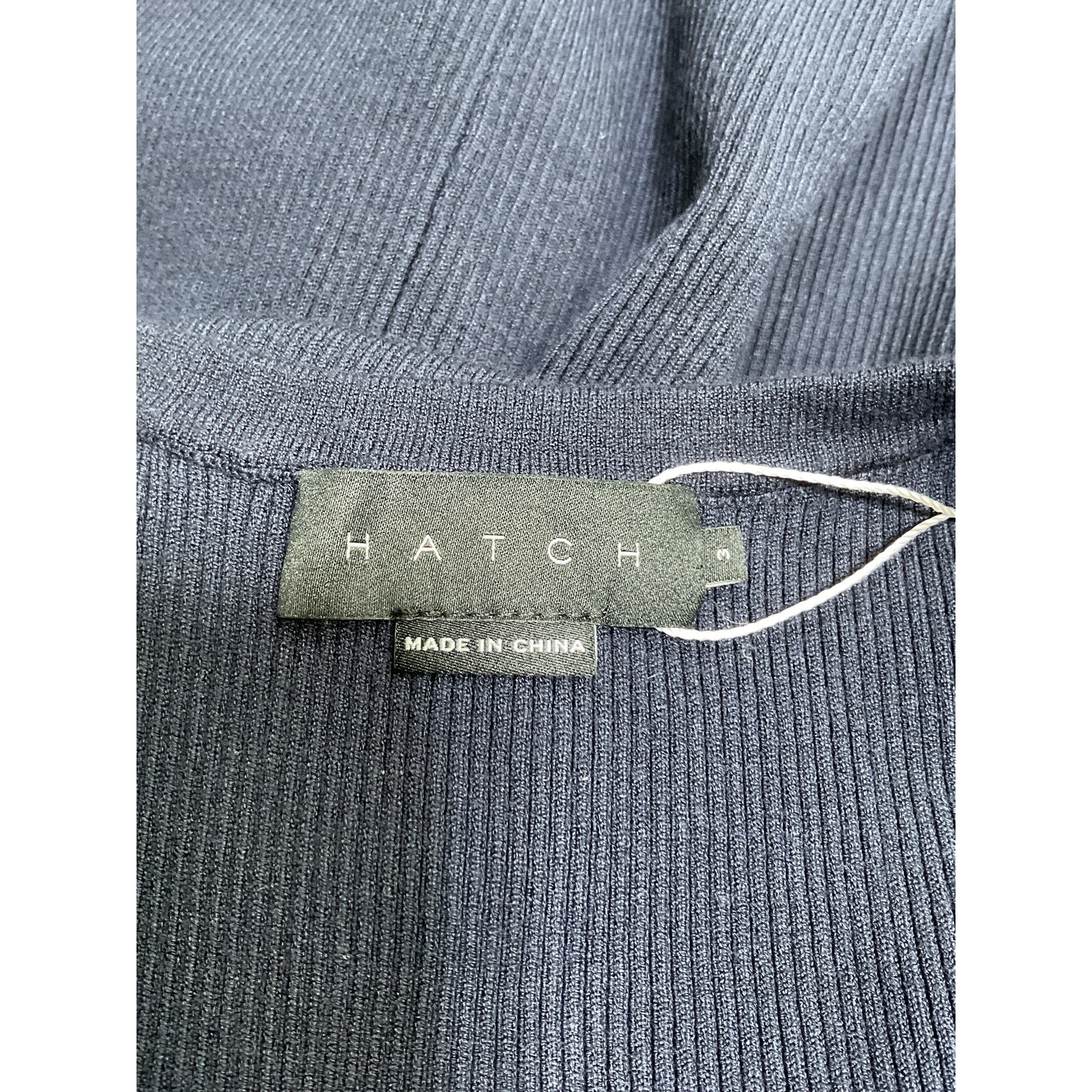 Hatch 'The Kristen' Blue Viscose Ribbed Knit Tank Dress Size 3