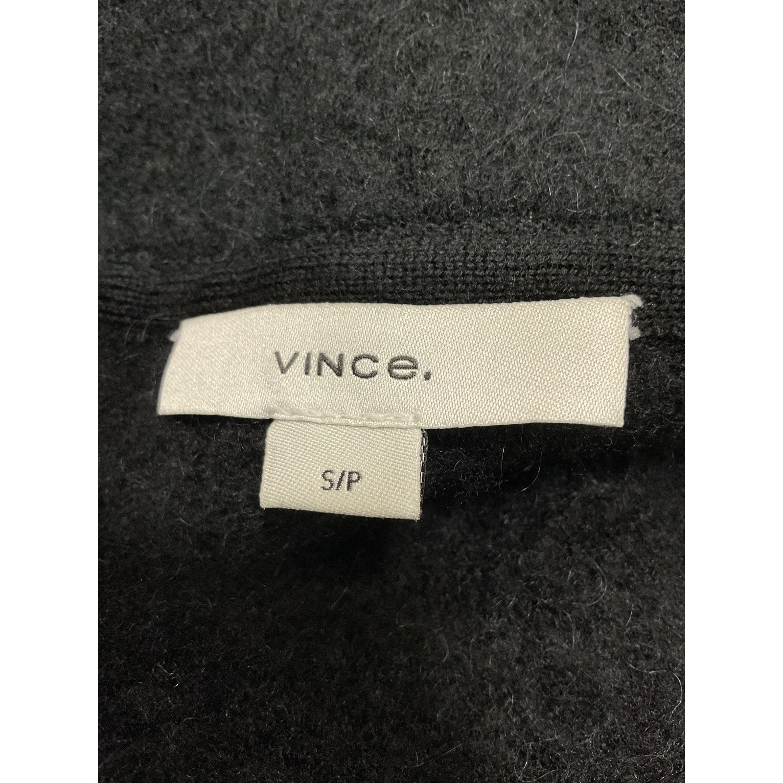 Vince 'Oversize' Black Sweater Knit Blazer Size S