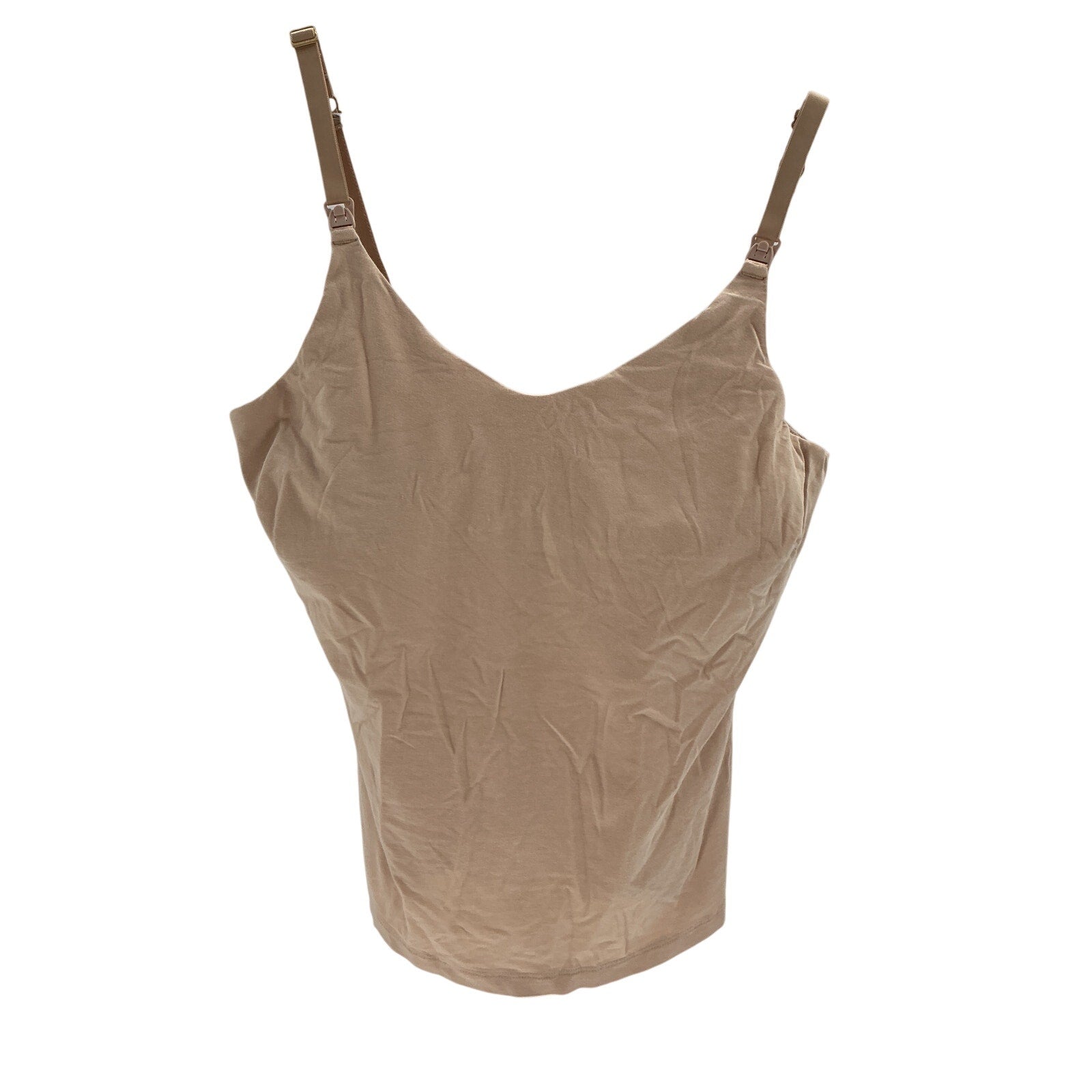 Hatch The 24/7 Nursing Tan Cotton Tank Top Size L