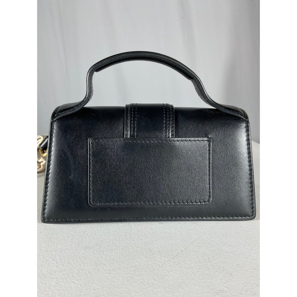 Jacquemus 'Le' Black Leather Bambino Bag