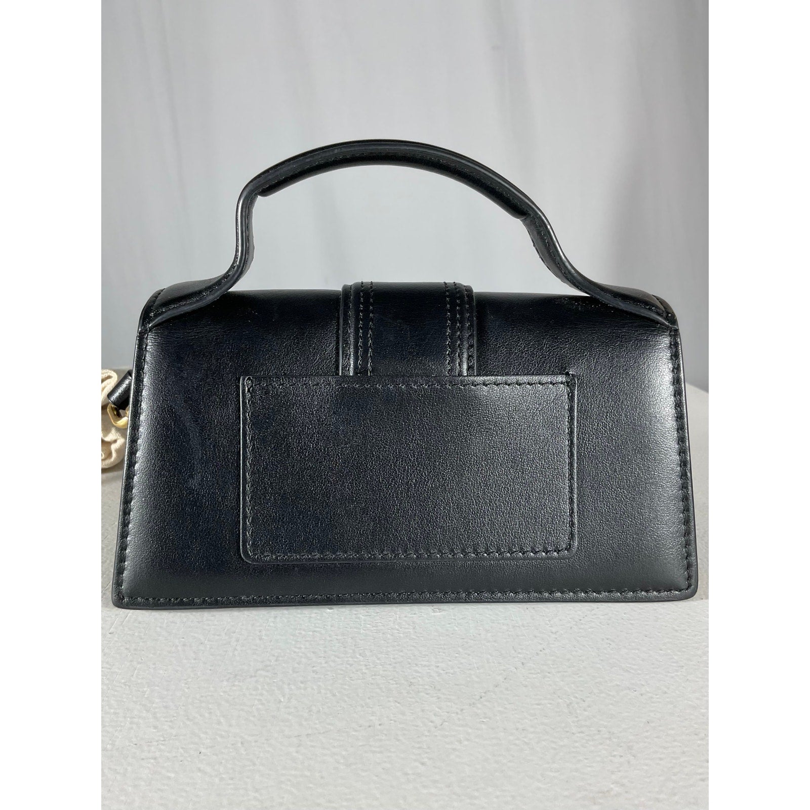 Jacquemus 'Le' Black Leather Bambino Bag