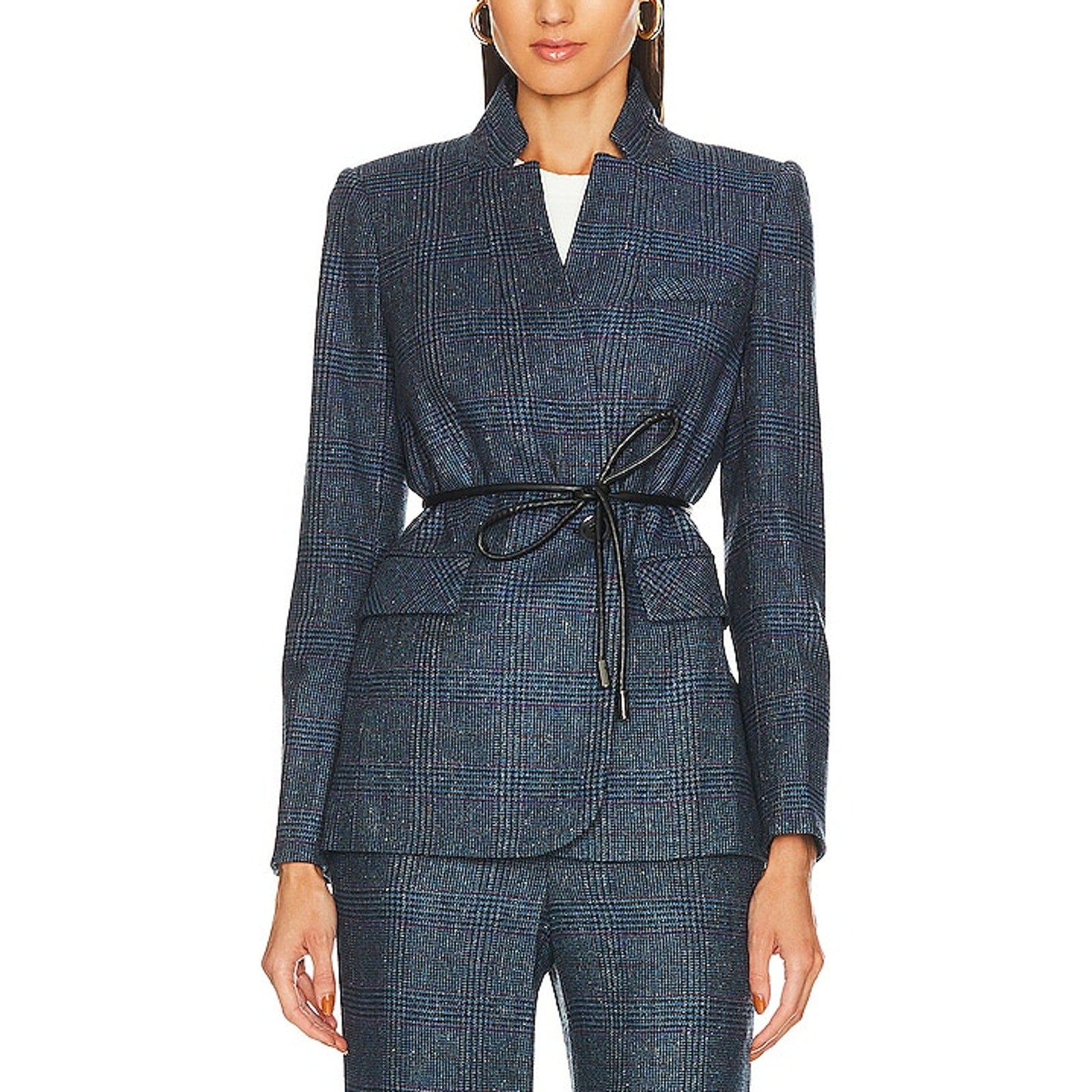 Veronica Beard 'Wilshire' Blue Wool Dickey Jacket Size 2