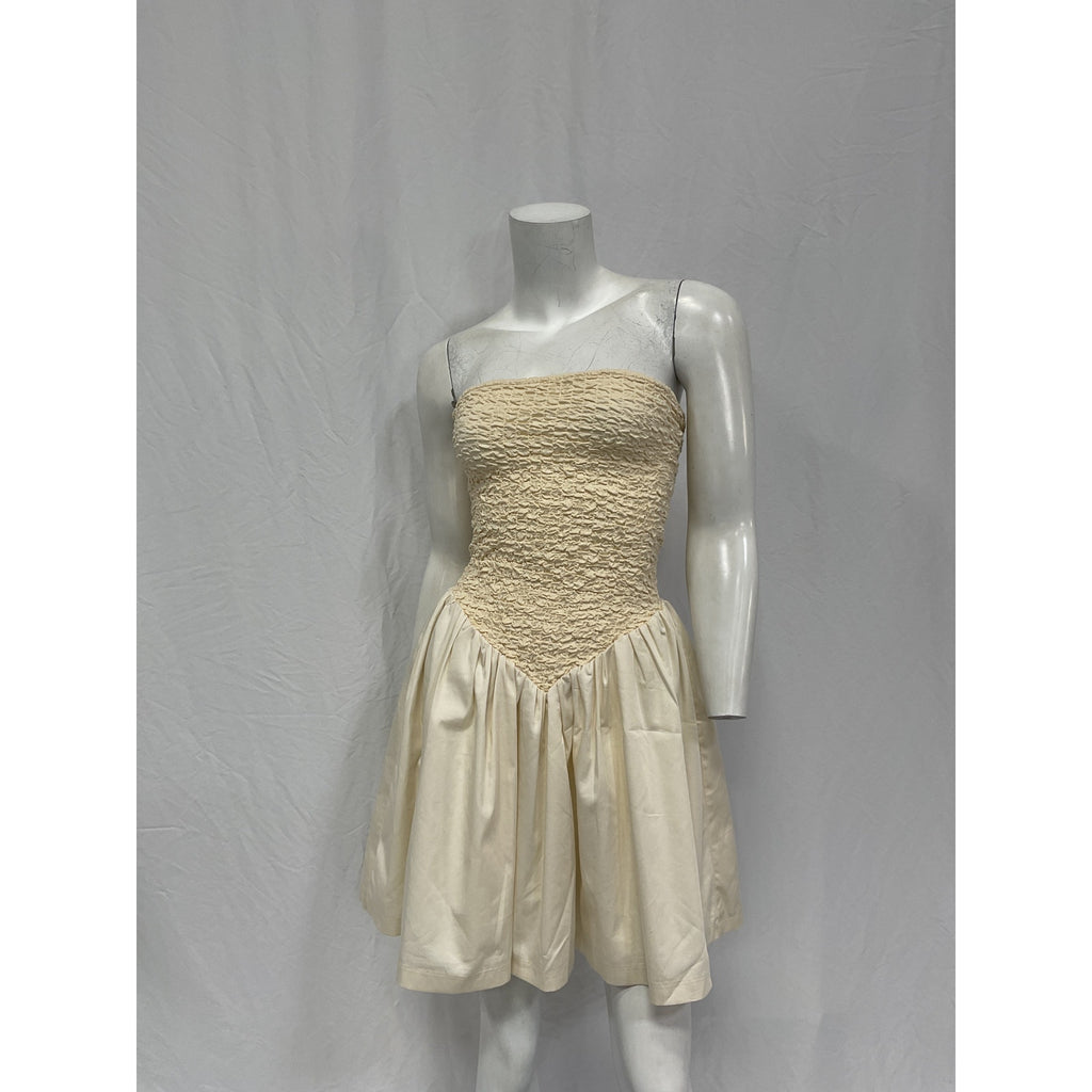 Lpa 'Stacci' White Cotton Mini Dress Size XS