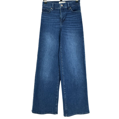 Frame High Rise Blue Le Slim Palazzo Denim Jeans Size 25
