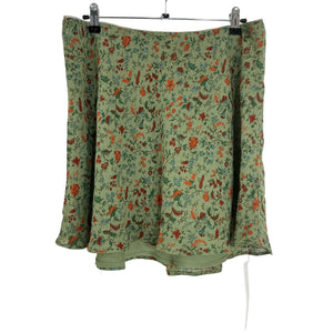 Reformation Floral Green Ponderosa Skirt Size XL