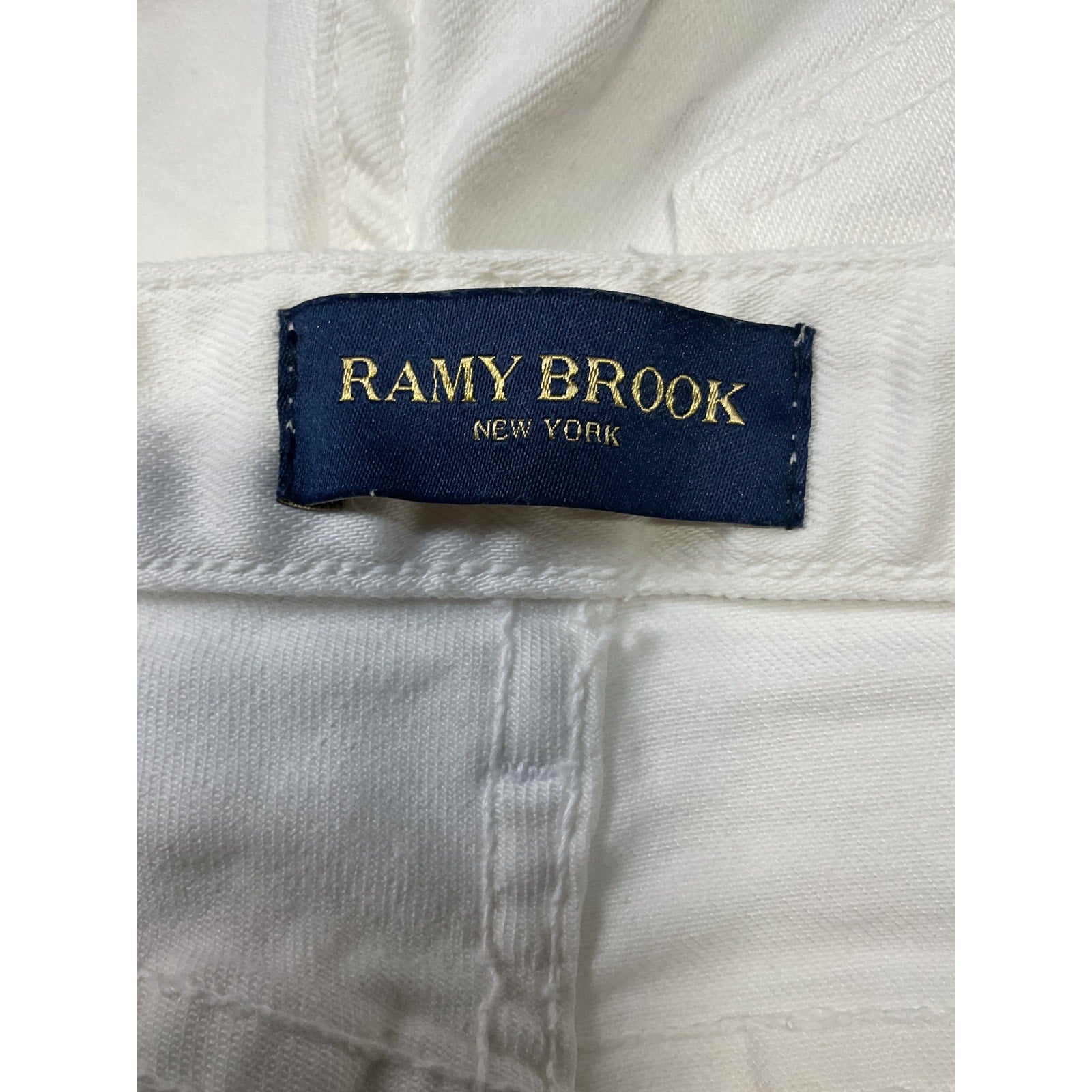 Ramy Brook 'Helena' White Cotton Skinny Denim Jean Size 25