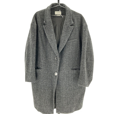 Isabel Marant Etoile 'Limiza' Black Wool Coat Size 44