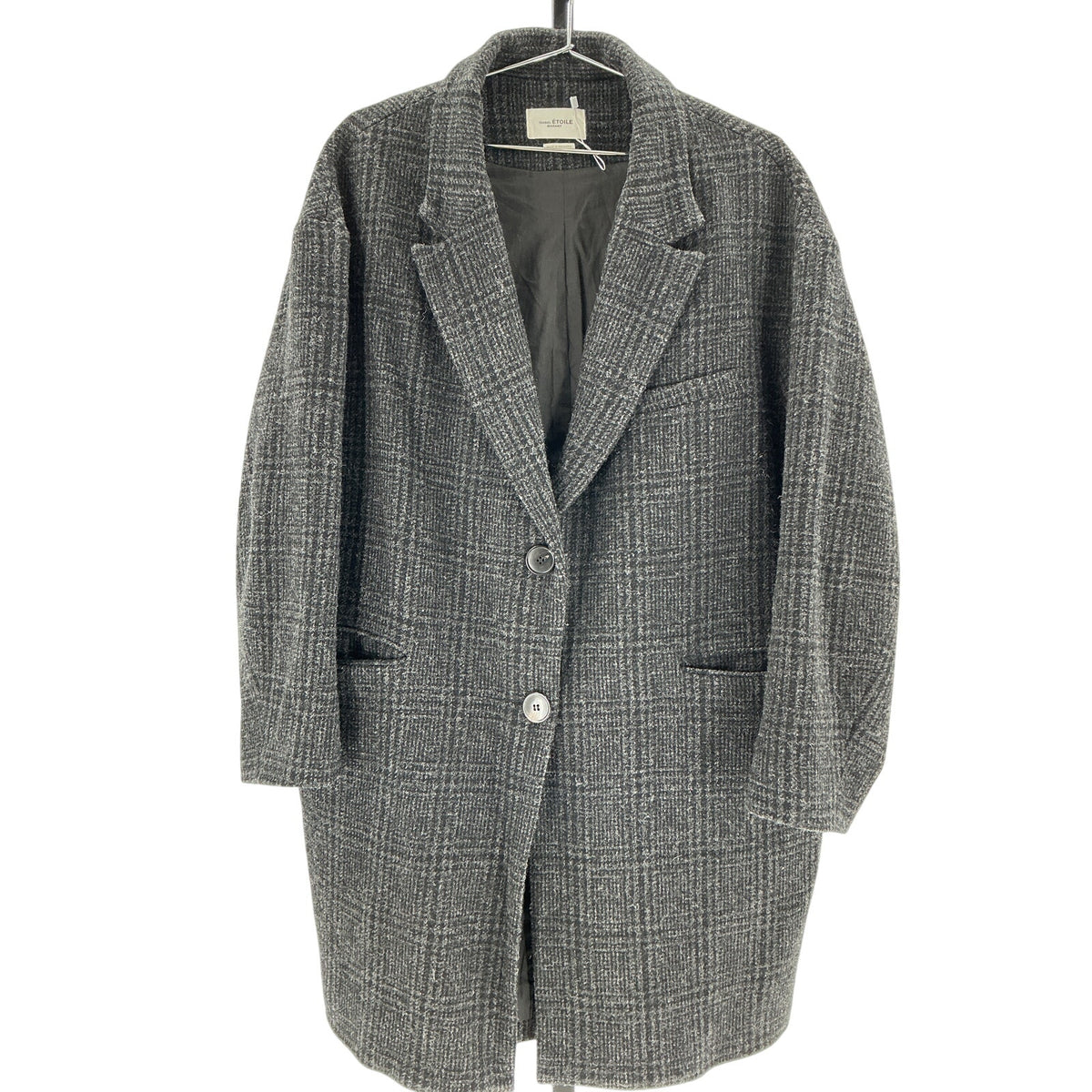 Isabel Marant Etoile 'Limiza' Black Wool Coat Size 44