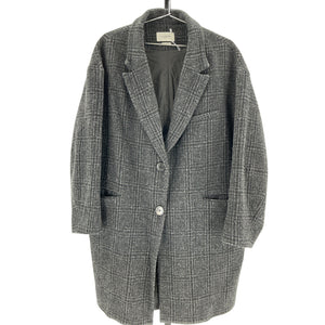 Isabel Marant Etoile 'Limiza' Black Wool Coat Size 44