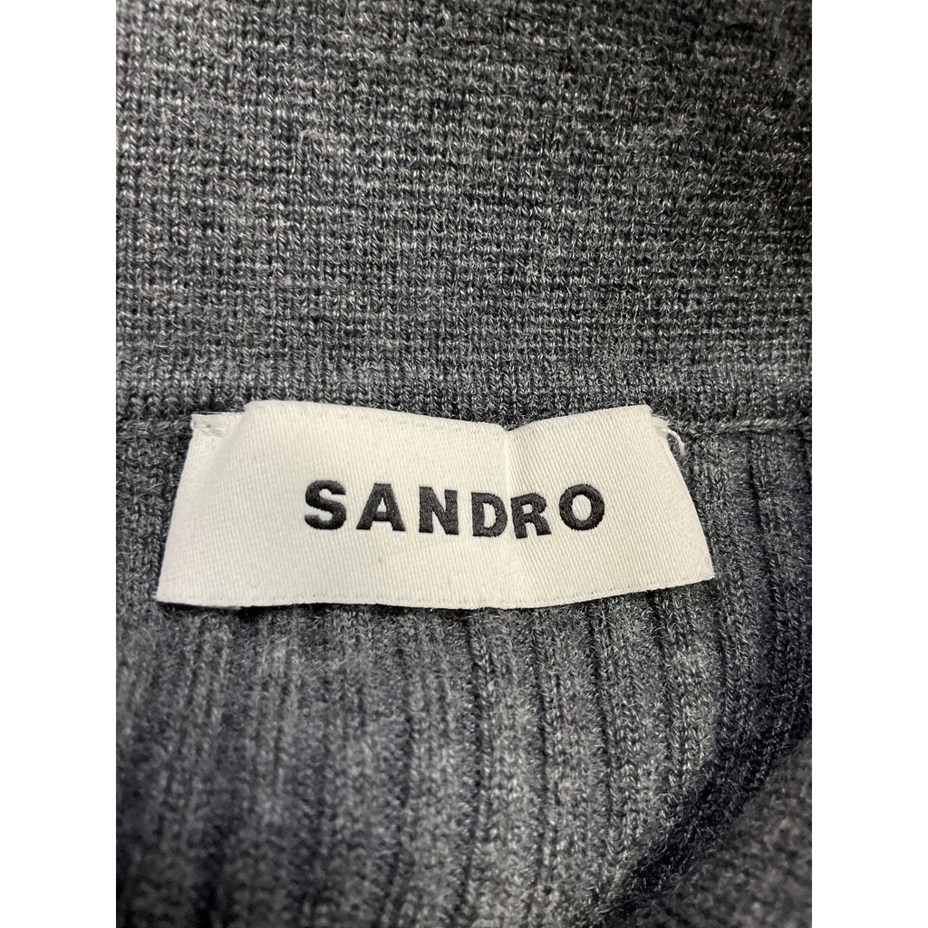 Sandro 'Harry' Gray Polo Sweater Size 0