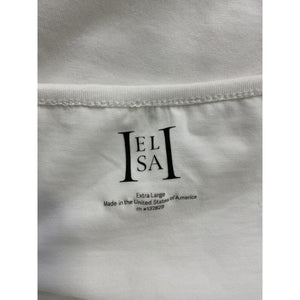 Helsa Organic White Seamed Tube Dress Size XL