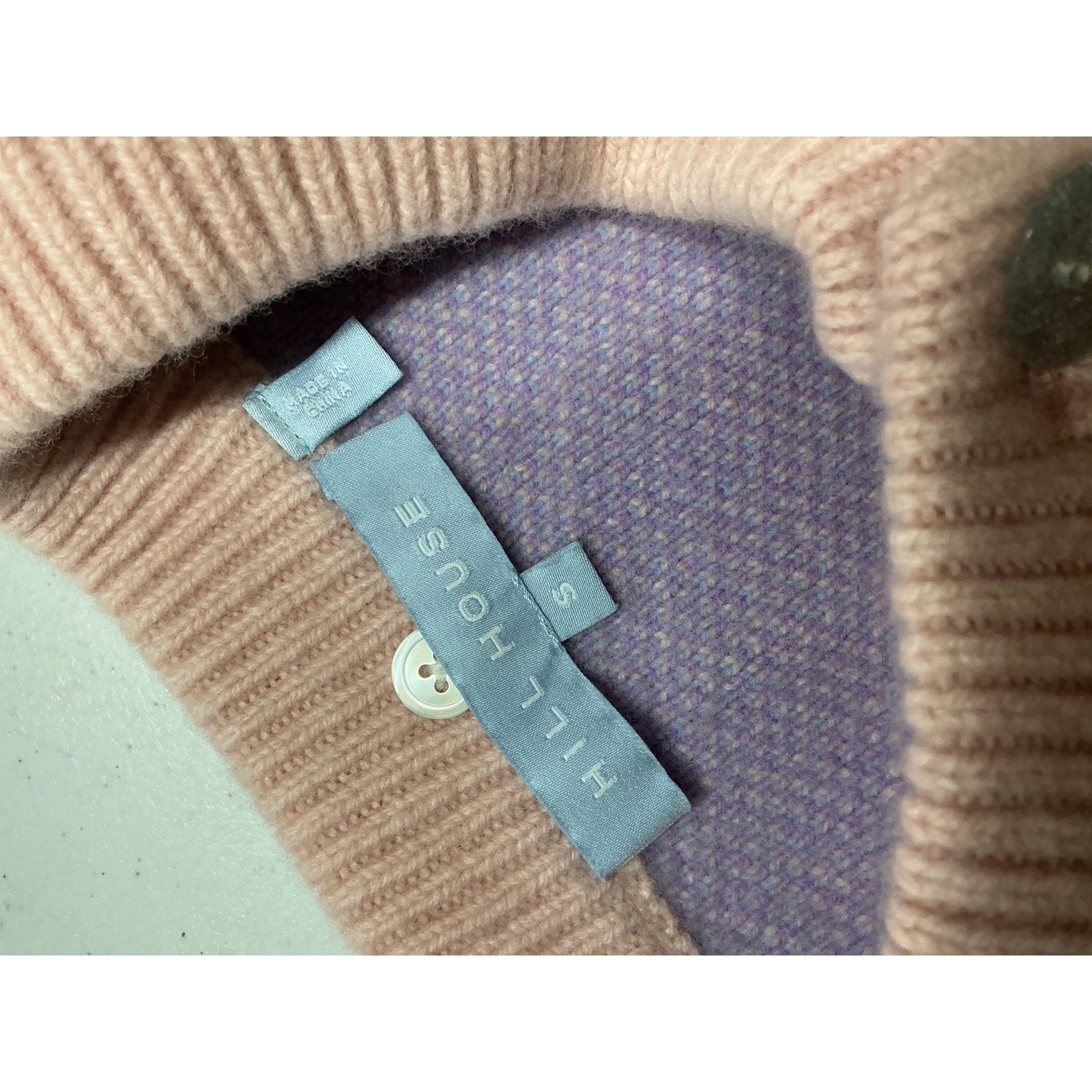Hill House Home 'The Heddy' Pink Wool Cardigan Size S