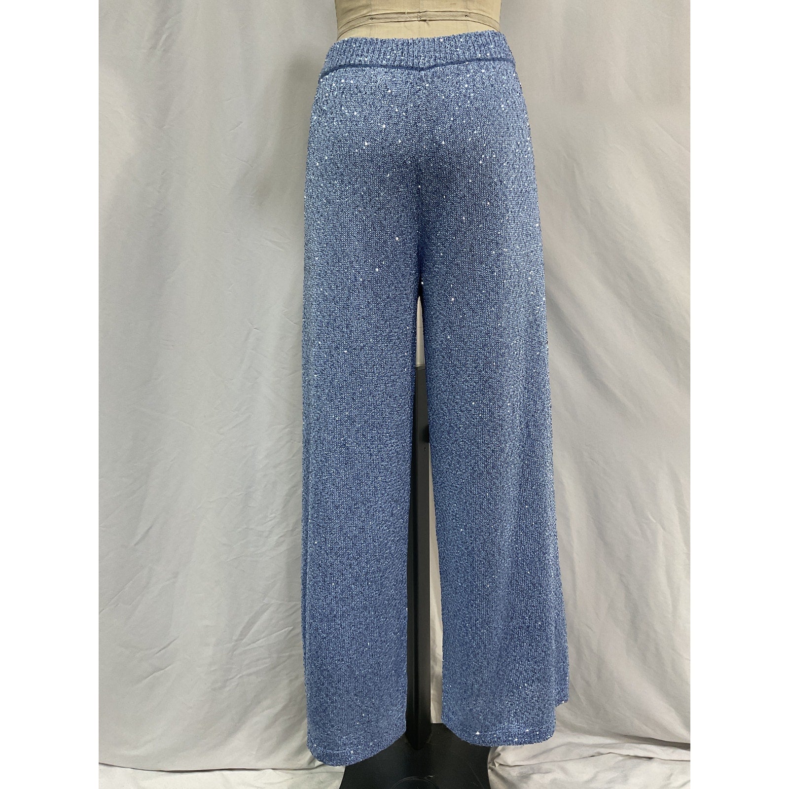 Simkhai 'Orissa' Blue Polyester Straight Leg Pant Size M