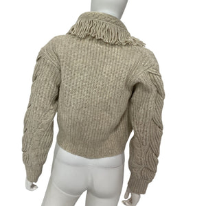Dh New York Chunky Oat Mika Cardigan Size S NWT
