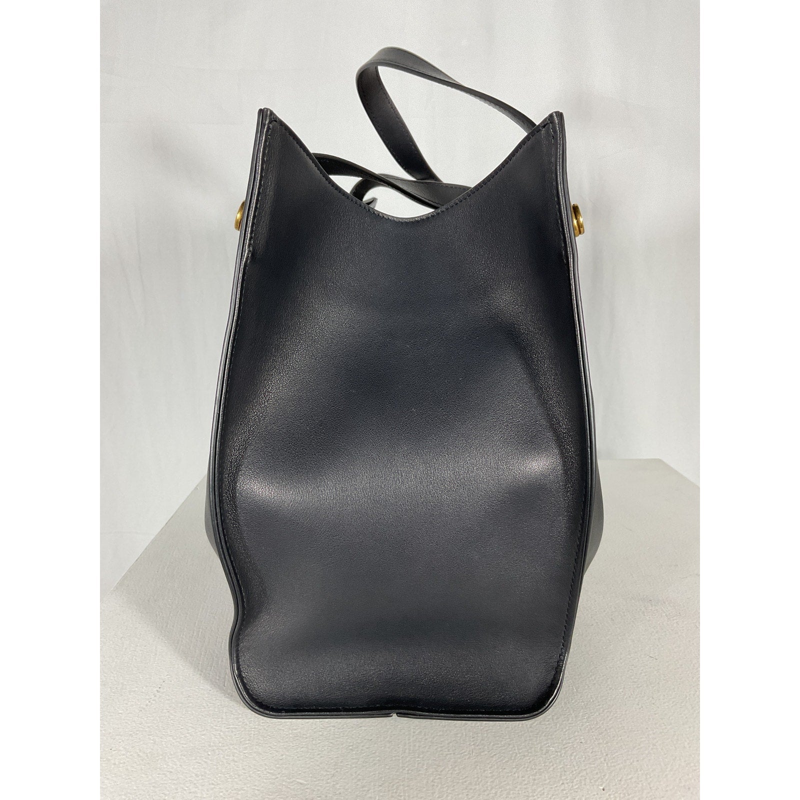 The Row 'Alexia' Black Leather Leather Tote Bag