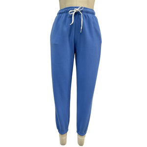 Ralph Lauren 'Fleece' Blue Cotton Athletic Pant Size S