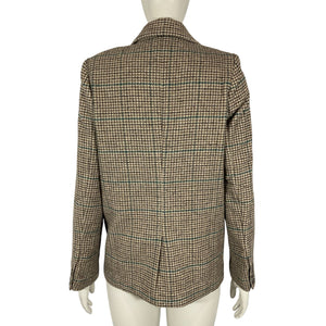 Astr The Label Plaid Multicolor Harlow Blazer Size XS