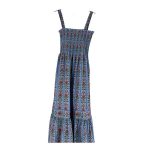 Hill House Home Floral Blue Anjuli Nap Dress Size L