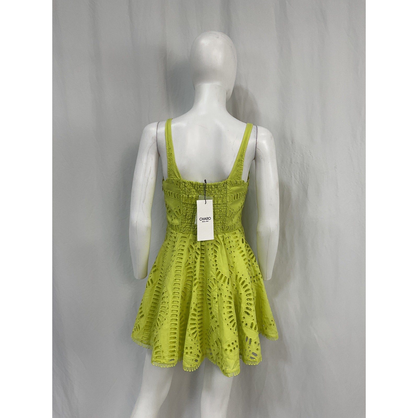 Charo Ruiz 'Ricka' Green Polyester Short Dress Size M - NWT