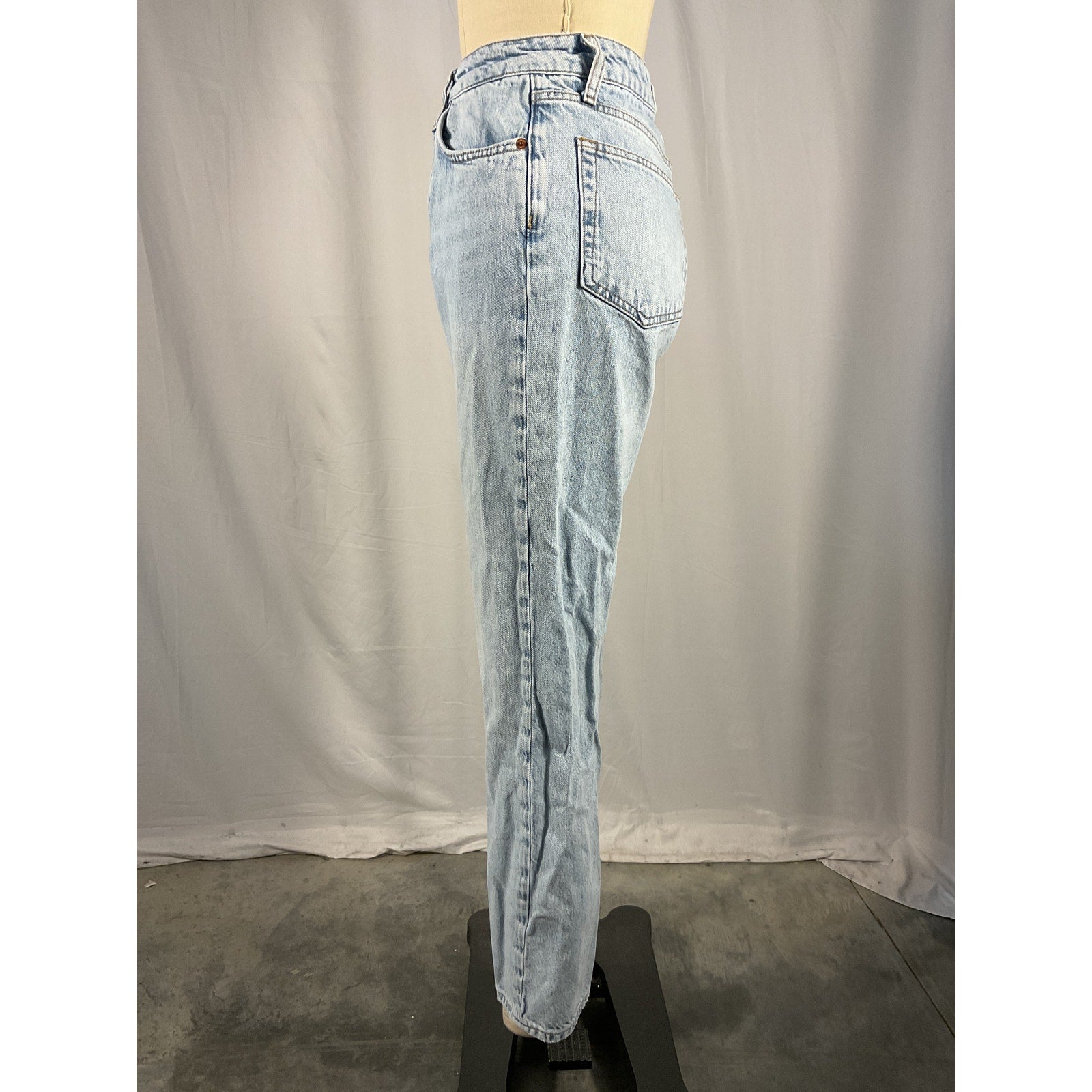 Reformation 'Cynthia' Blue High Rise Straight Denim Jeans Size 27