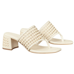 Tory Burch Woven New Ivory Raffia Sandal Size 8.5