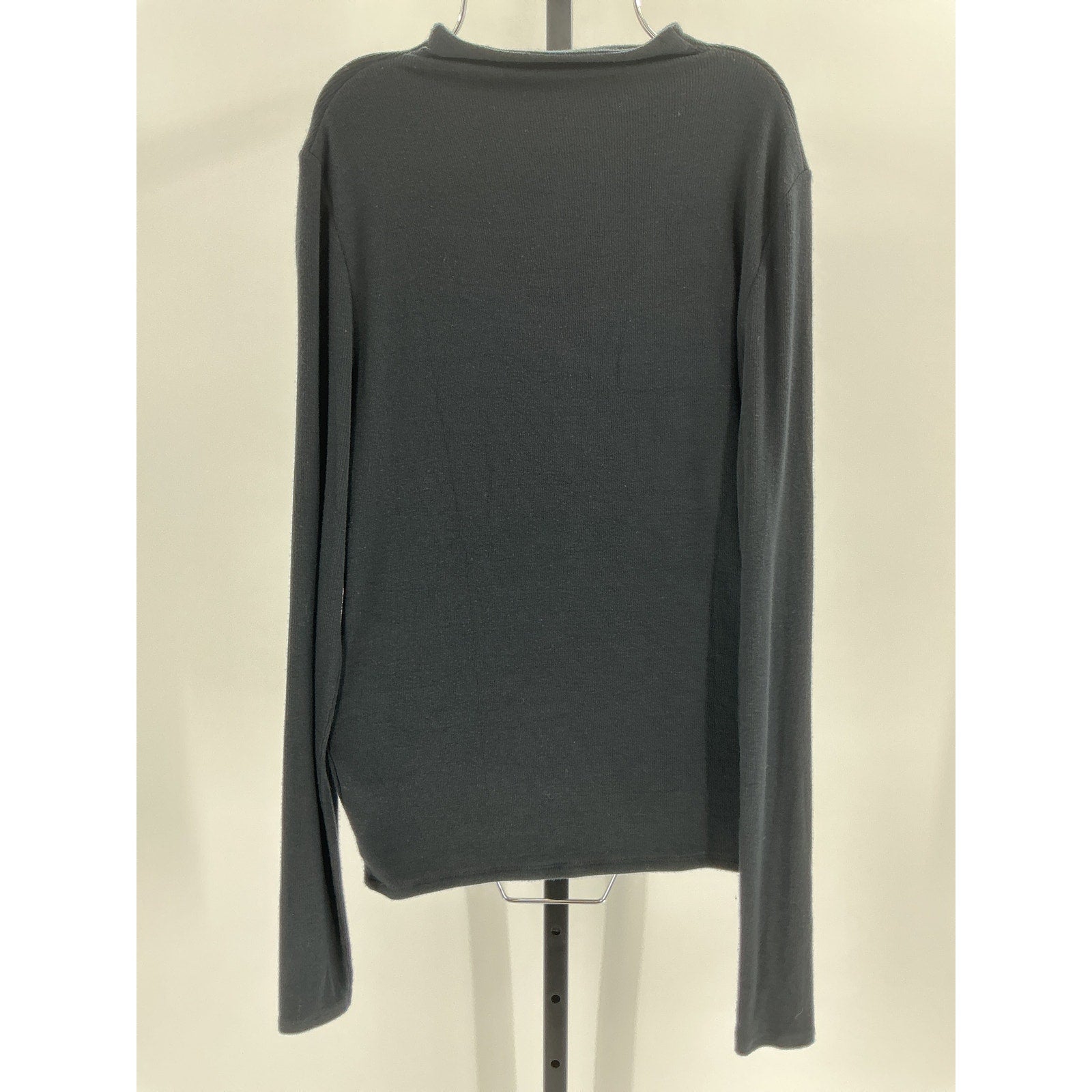 Veronica Beard 'Theresa' Black Spandex Turtleneck Sweater Size S