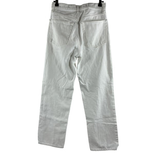 Re/Done Classic White 90s Low Slung Denim Jeans Size 25