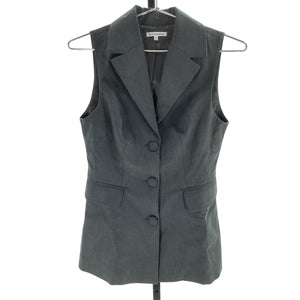 Reformation Tailored Black Billie Vest Size XS