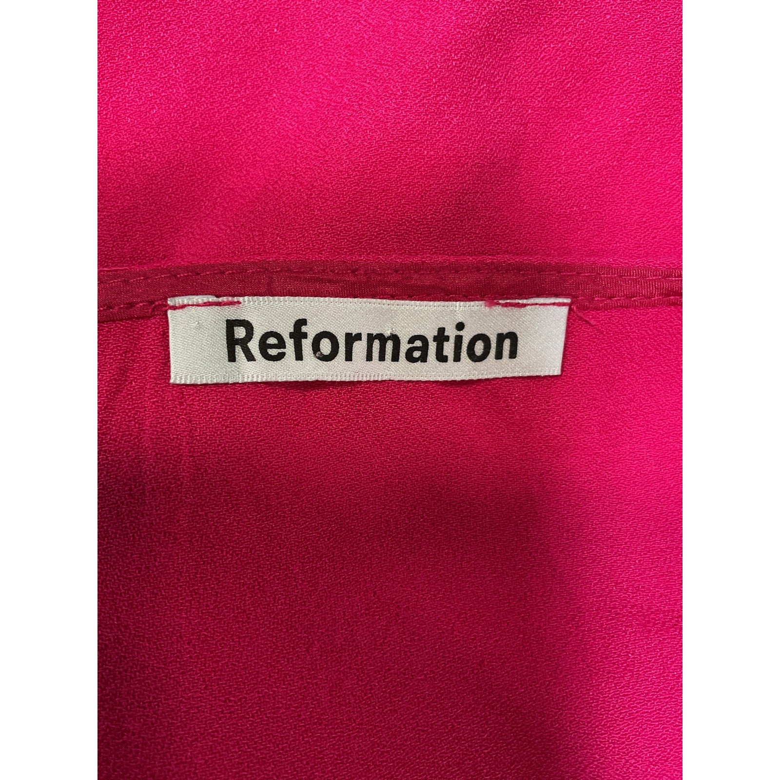Reformation 'Kiara' Pink Crepe Mini Skirt Size 8