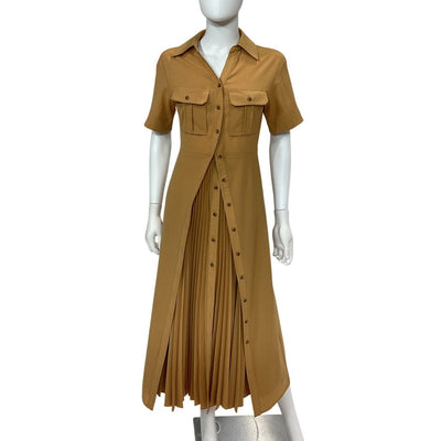 A.L.C. Chic Tan Florence Shirtdress Size 0