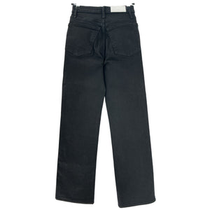 Re/Done Classic Black Originals 90s High Rise Loose Denim Jeans Size 23