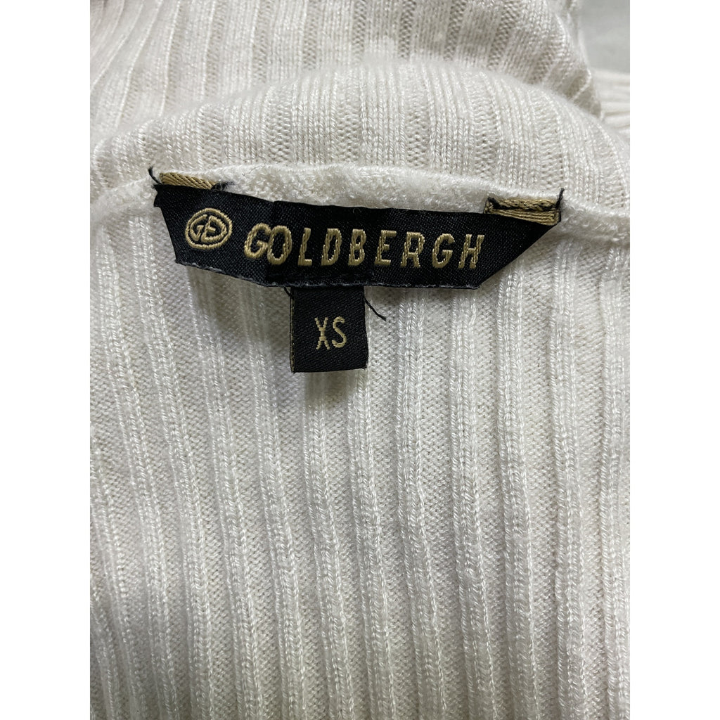 Goldbergh 'Mira' White Acrylic Turtleneck Sweater Size XS