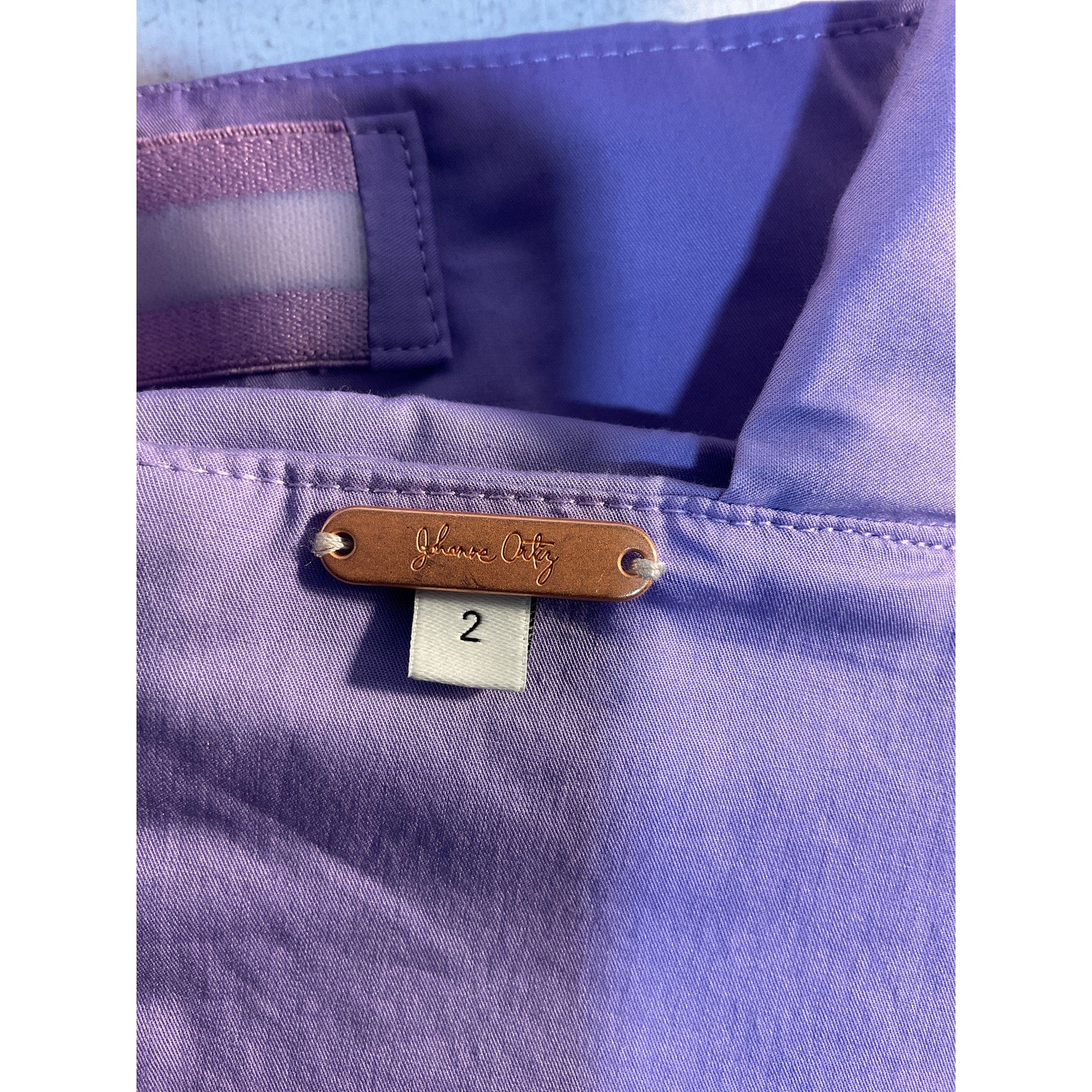 Johanna Ortiz 'Upolo' Purple One Shoulder Crop Top Size 2