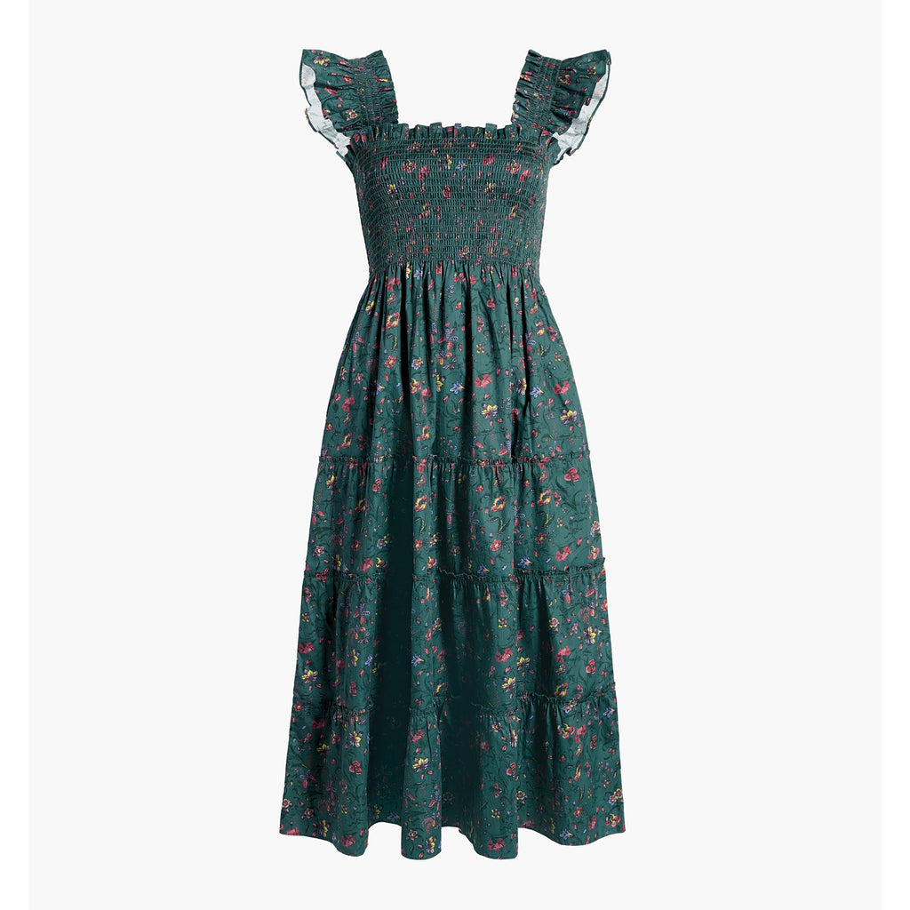 Hill House Home 'The Ellie' Green Cotton  Nap Dress Size XXXS - NWT