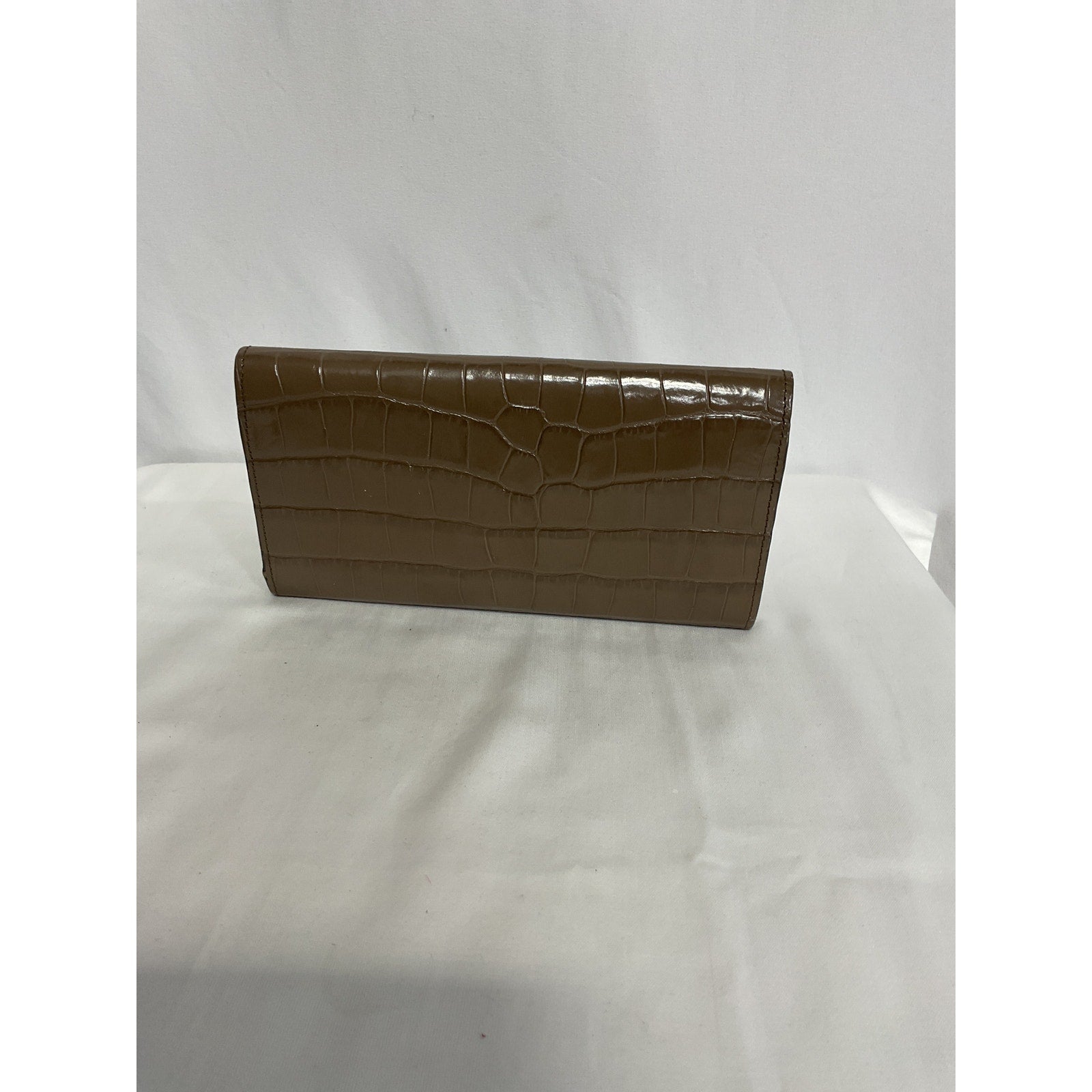 Chlo� C 'Embossed' Green Croc Clutch