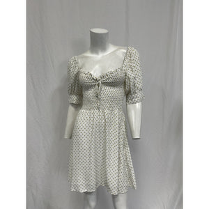Faithfull The Brand 'Dulcia' White Rayon Mini Dress Size M