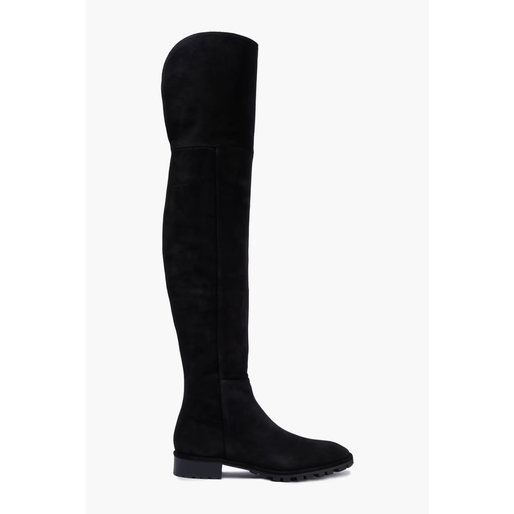 Stuart Weitzman 'Amber' Black Suede Over-The-Knee Boots Size 6