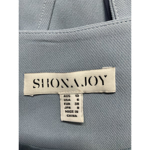 Shona Joy 'Irena' Blue Tailored Fitted Twill Vest Size 6
