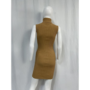 Staud 'Callum' Tan Viscose Dress Size S