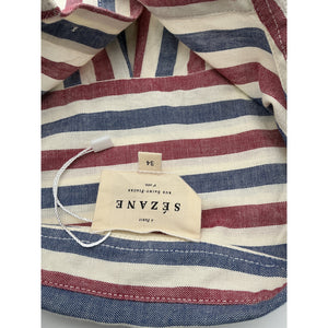 Sézane 'Max' Blue Cotton Shirt Size 34