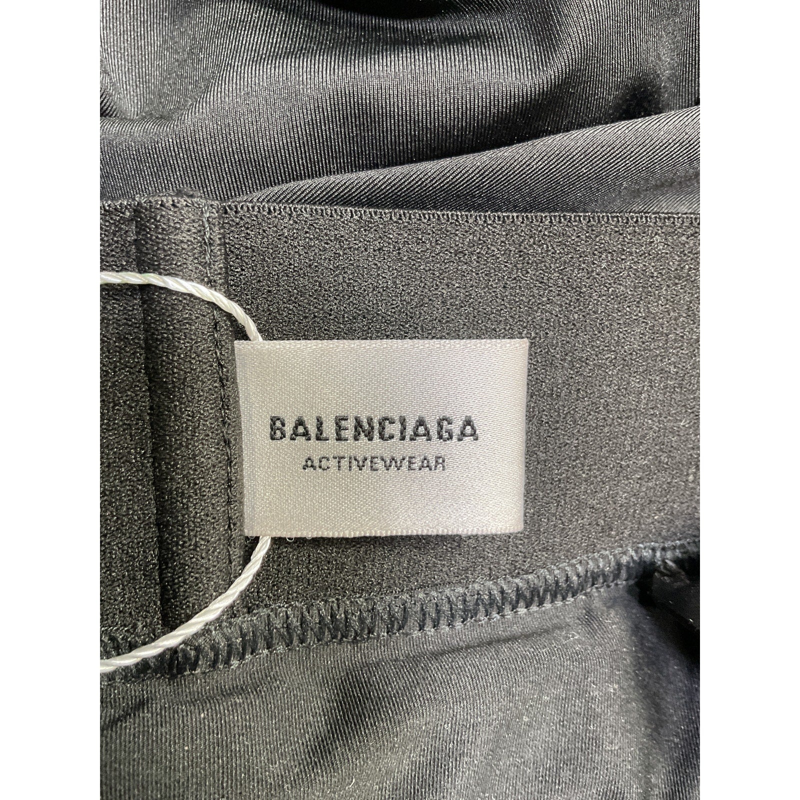 Balenciaga 'Skinny' Black Polyester Leg Pants Size S