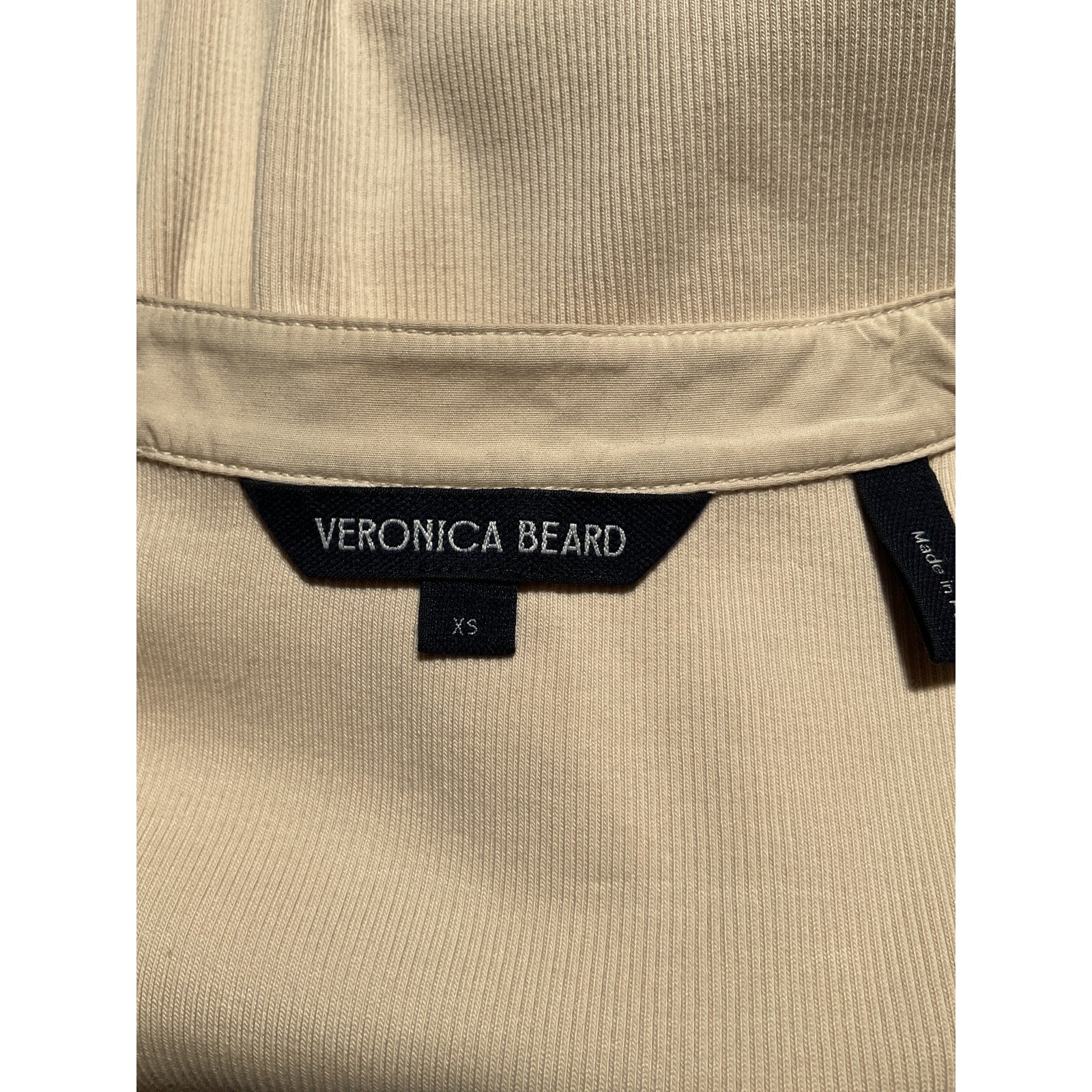 Veronica Beard 'Coralee' White Poplin Top Size XS