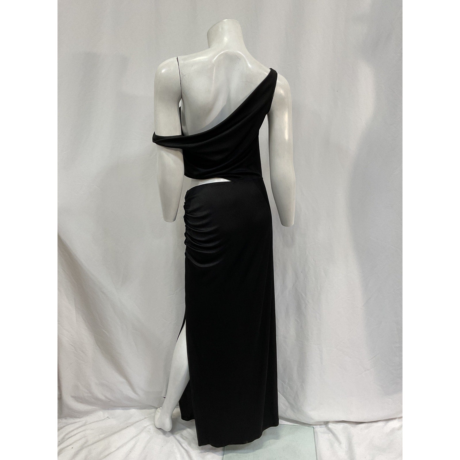 Anna October 'Willow' Black Polyester Maxi Dress Size M