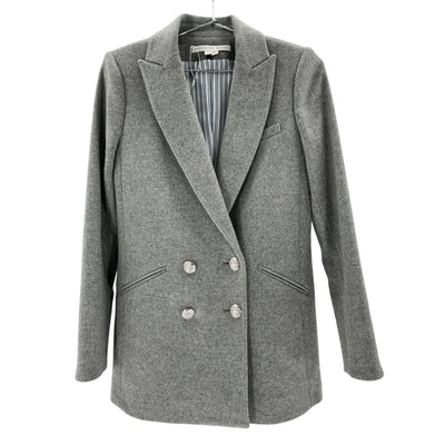 Veronica Beard Double Breasted Gray Oria Size 0 Blazer