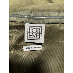 Toteme Sateen Green Bandeau Top Size 34 / US 2